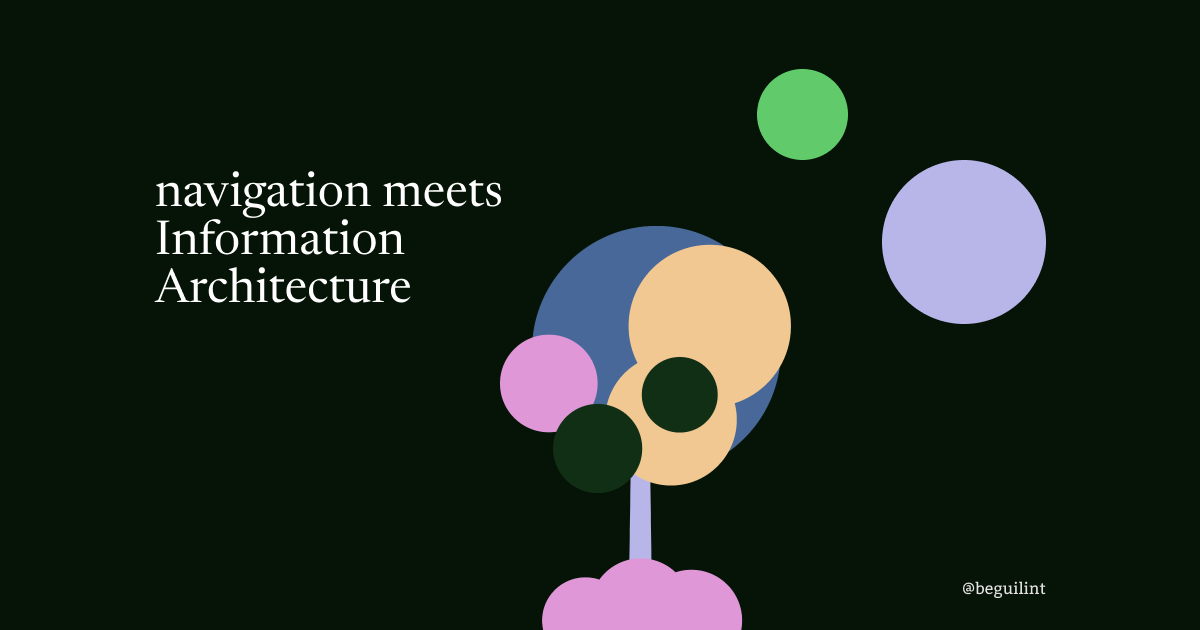 Your blog’s navigation starts with Information Architecture